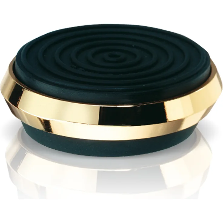 Oehlbach Air Absorb Resonanzdämpfer für Lautsprecher, CD-Player, Plattenspieler, Blu-Ray Player und Hifi-Geräte - 4 Stück Chrom