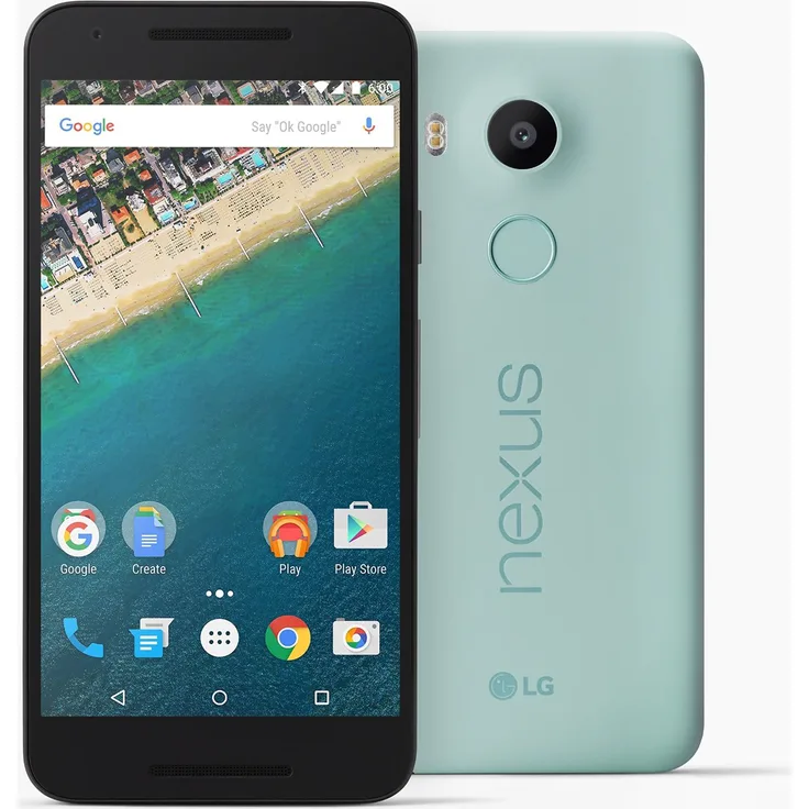 LG Google Nexus 5X Smartphone 13,21cm Pixel (5,2 Zoll) IPS-Display, 32GB interner Speicher, 2GB RAM, Android, Türkis
