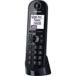 Panasonic KX-TGQ200GB DECT IP-Telefon, schnurlos, CAT-iq 2.0 kompatibel, digitales Telefon, schwarz