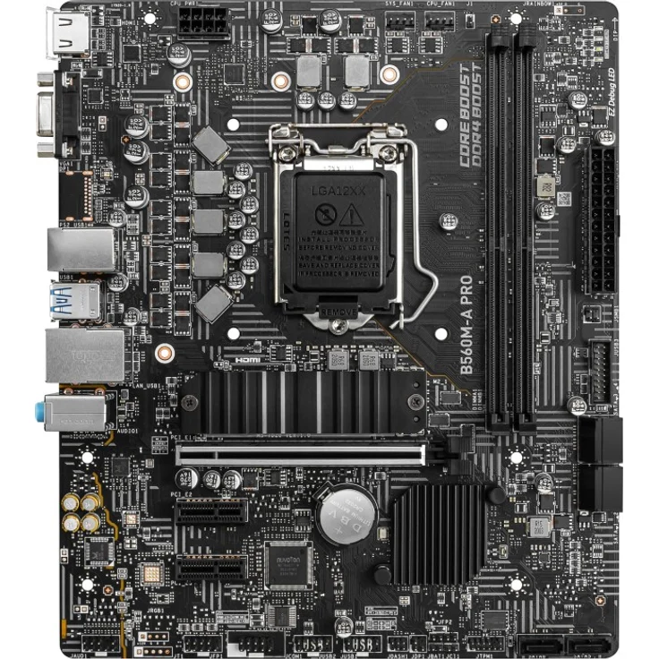 MSI B560M-A PRO Motherboard Intel B560 LGA 1200 micro ATX (B560M-A PRO) – Bild 1