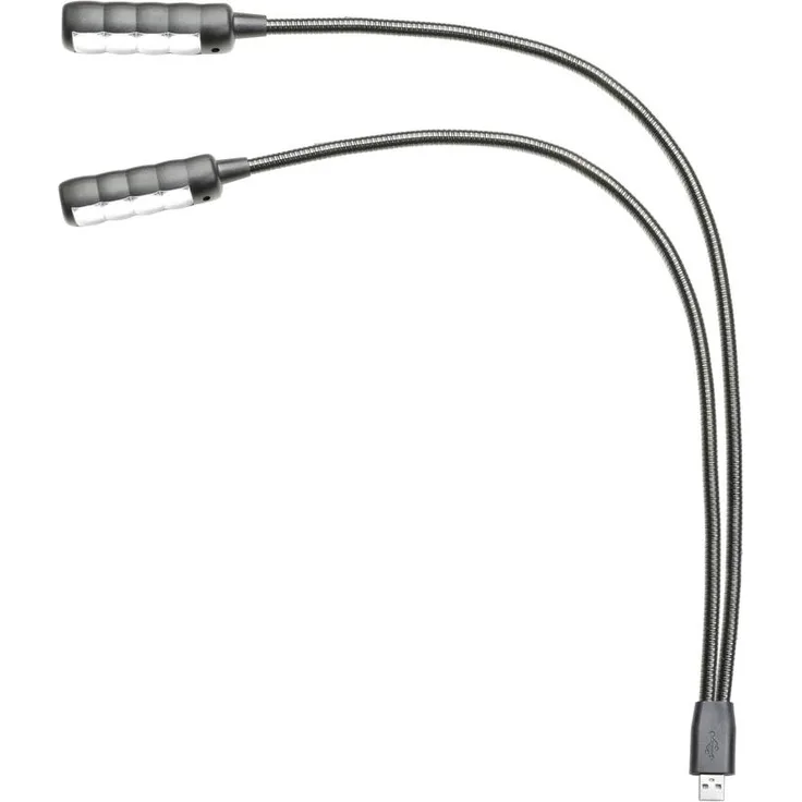 ah Stands SLED2ULTRAUSB LED-Schwanenhalsleuchte mit USB-Anschluss schwarz