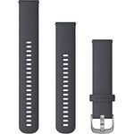 Garmin Ersatzarmband Silikon Blau/Silber Schnalle (010-12932-10)