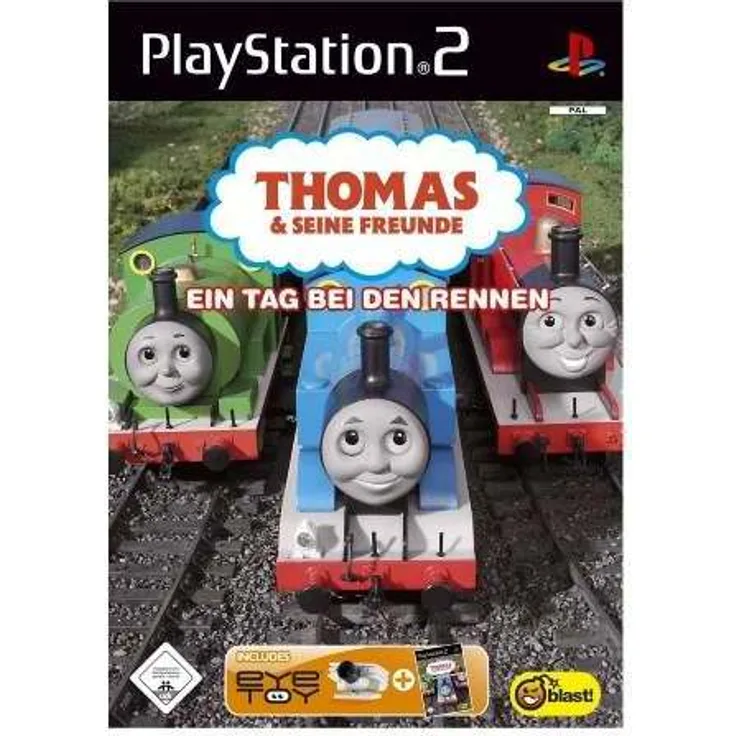 EyeToy Thomas & seine Freunde: Ein Tag bei den Rennen + Kamera (PS2)
