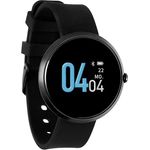 X-Watch Xlyne SIONA COLOR FIT Smartwatch Unisex, Einheitsgröße, Dark Black