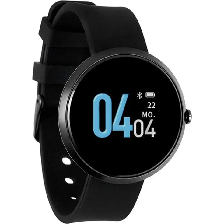 X-Watch Xlyne SIONA COLOR FIT Smartwatch Unisex, Einheitsgröße, Dark Black