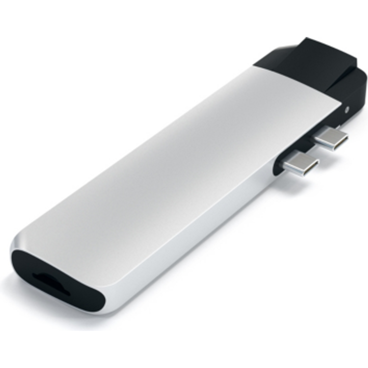 Satechi USB-C Pro Hub Multi-Port Adapter 4K HDMI & Ethernet Silber - Preisvergleich