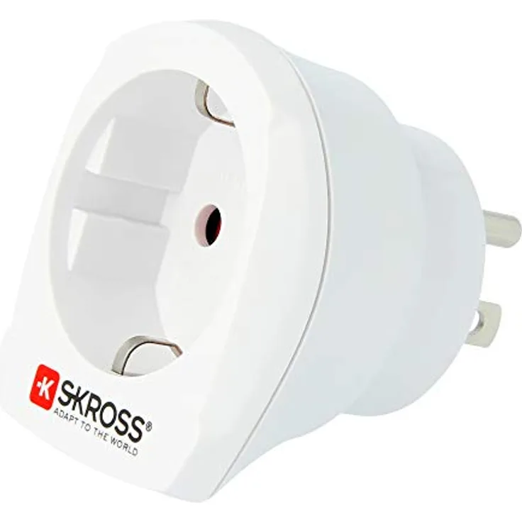 SKROSS Country Adapter Europe to USA: Reiseadapter für Reisen aus Europa in Länder, die den amerikanischen Standard verwenden