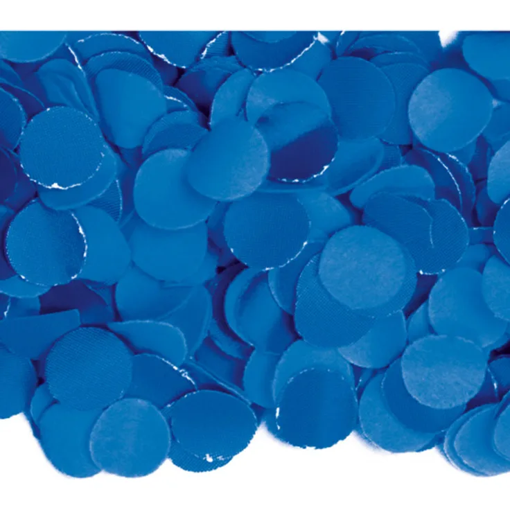 konfetti 1 kg Papier blau