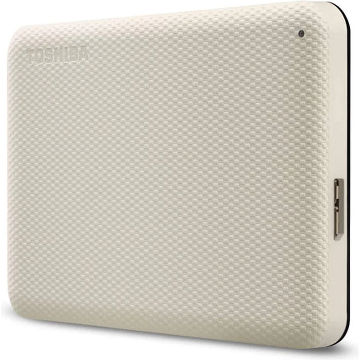 Toshiba Canvio Advance - Festplatte - 2 TB - extern (tragbar) - 2.5 Zoll (6.4 cm) - USB 3.2 Gen 1 - hellbeige (HDTCA20EW3AA) – Bild 3