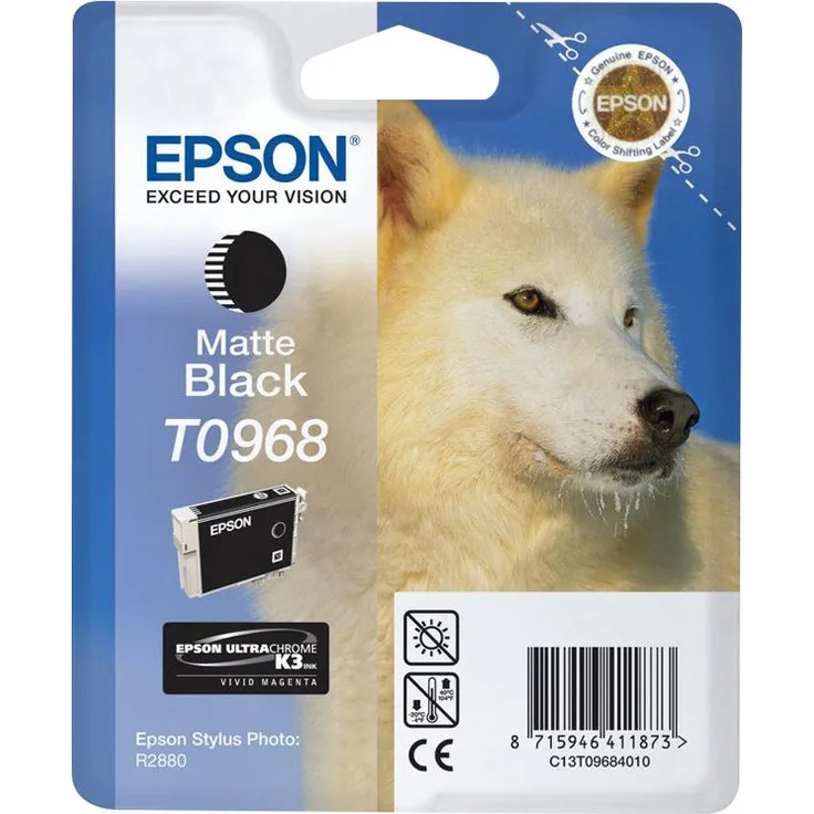Epson T0968 Tintenpatrone Husky, Singlepack matt schwarz