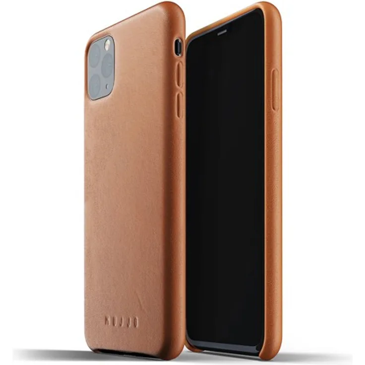 Mujjo Leder Hülle, geeignet für Apple iPhone 11 Pro Max Braun - MUJJO-CL-003-TN