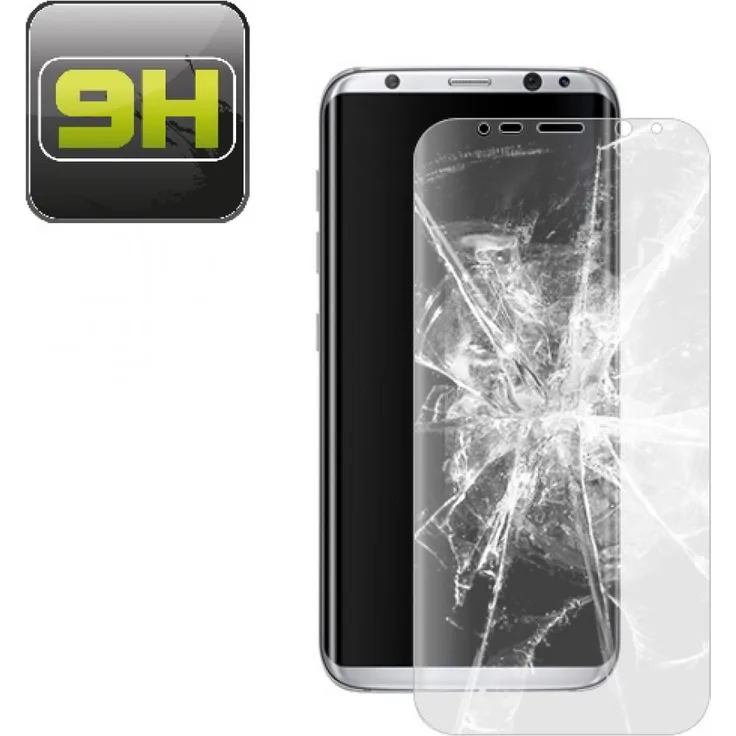 PROTECTORKING 1x Samsung Galaxy S8 FULL CURVED PANZERGLAS PANZERFOLIE FOLIE 9H GLAS HD klar
