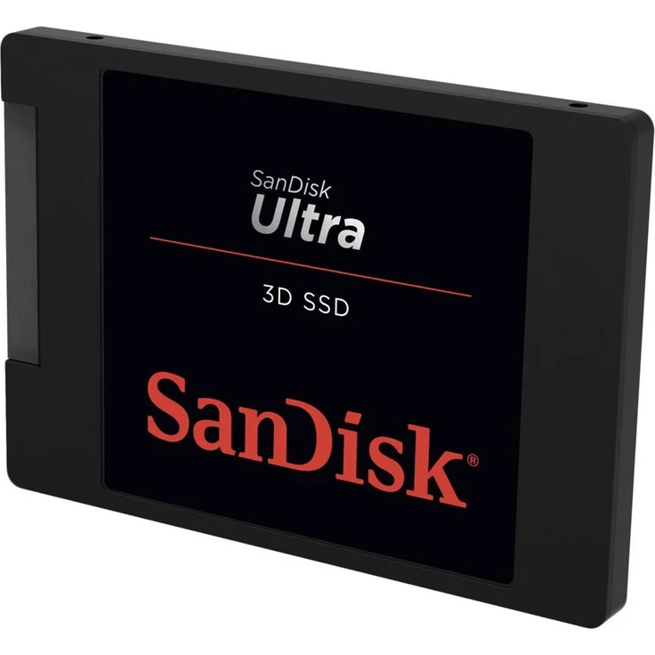 SanDisk Ultra 3D - Solid-State-Disk - 2 TB - intern - 2.5 Zoll (6.4 cm) - SATA 6Gb/s (SDSSDH3-2T00-G25) – Bild 1