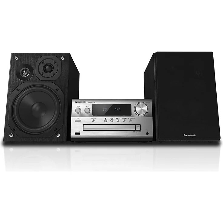 Panasonic SC-PMX94EG-S Micro HiFi System (120 W RMS, Digital DAB+, CD, UKW , Bluetooth, USB, AUX) silber – Bild 4