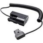 Caruba Batterie-Einsatz LP E6 auf D Abzweig Netzkabel