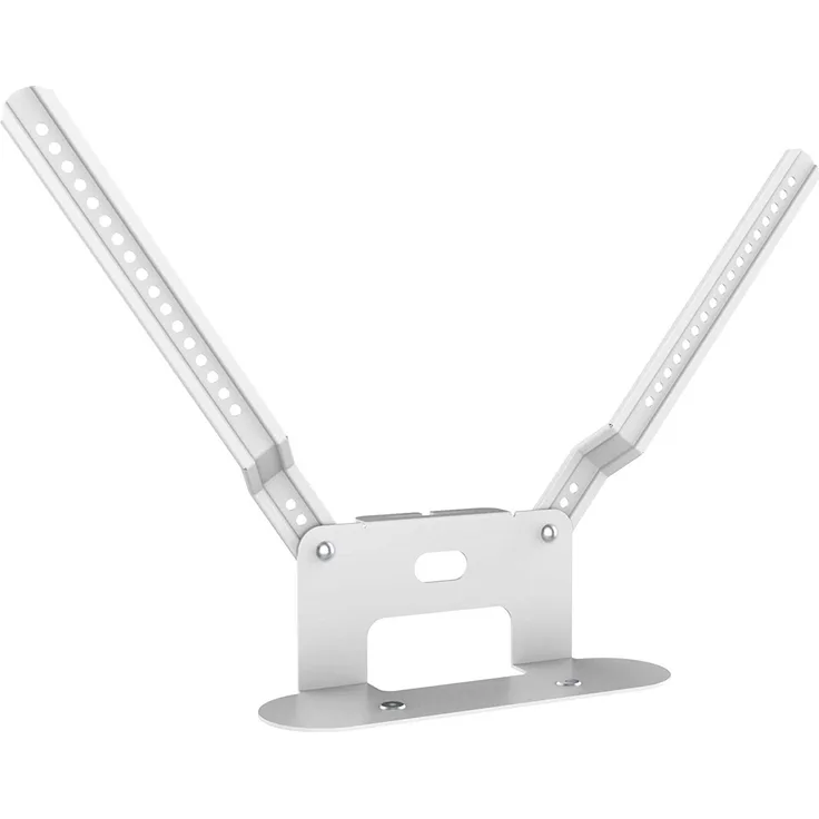 PureMounts PM-SOM-081 Halterung zur direkten Montage am TV, kompatibel mit SONOS BEAM Soundbar, Traglast: 5kg, weiß