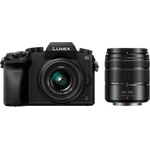 Panasonic Lumix DMC-G70 schwarz Kit 14-42 mm + 45-150 mm