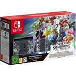Nintendo Switch V1 Super Smash Bros. Ultimate Edition Grau 32GB Bundle inkl. Super Smash Bros. Ultimate (altes Modell)