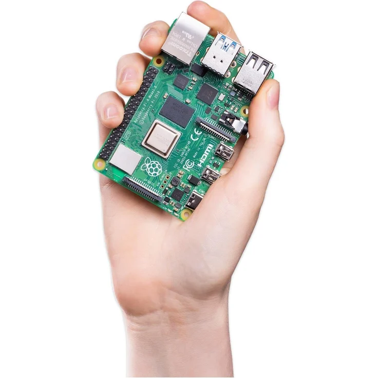 Raspberry Pi 4 Modell B, 4 GB, ARM-Cortex-A72 4 x, 1,50 GHz, 4 GB RAM, WLAN-ac, Bluetooth 5, LAN, 4 x USB, 2 x Micro-HDMI – Bild 4