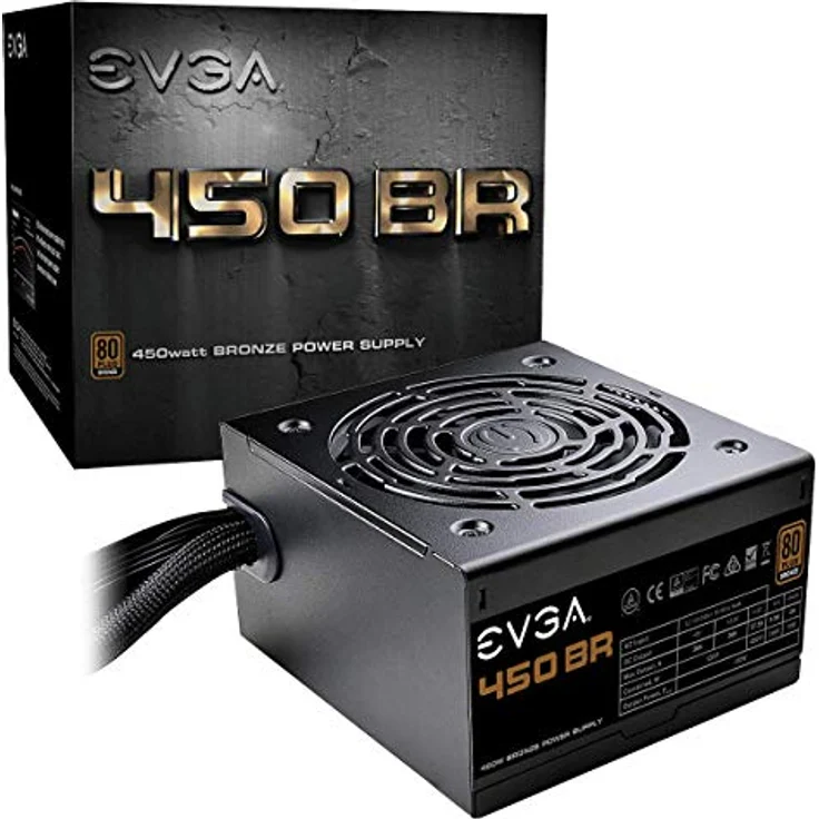EVGA 450 BR Netzteil, 80+ Bronze, 100-BR-0450-K2