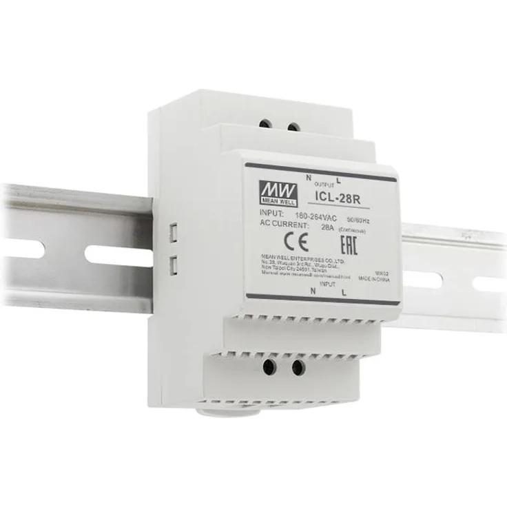 Mean Well ICL-28R Einschaltstrombegrenzer Serie: ICL-28R-L für induktive und kapazitive Lasten Grau, Grün