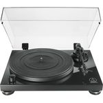 Audio-Technica AT-LPW50PB Manueller Plattenspieler mit Riemenantrieb schwarz