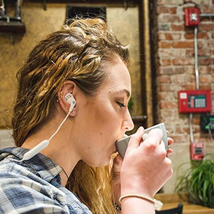 JLab JBuds Pro Wireless In-Ear Kopfhörer, mit Bluetooth, Mikrofon, geeignet für Sport, weiß – Bild 7