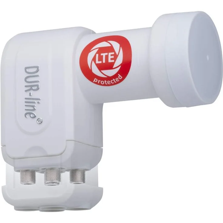DUR-line +Ultra Quattro LNB - für Multischalter weiß - mit LTE-Filter [ Test SEHR GUT ] digital, Full HD, 4K, 3D, Sieger - Premium-Qualität – Bild 1