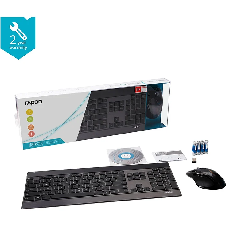 Rapoo 8900P (12116) Deutsch QWERTZ – Bild 5