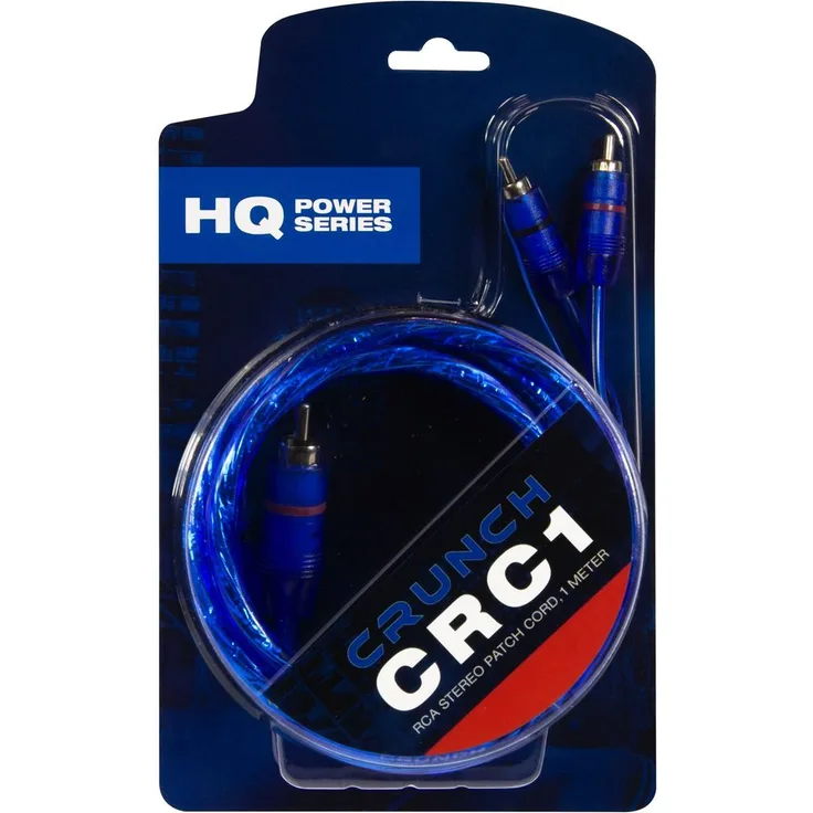 Crunch CRC1, Stereo Cinchkabel mit Remoteleitung, 1m / 100cm