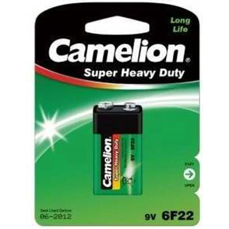 Camelion 10000122 Super Heavy Duty Batterien 6F22 9 Volt Block- 1 Stück – Bild 1