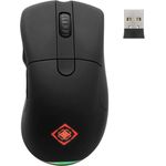 DELTACO GAMING DM430 Wireless Gaming-Maus (Kabellos, Pixart 3335-Sensor, bis zu 16000 DPI, Dual-Modus, USB-C - USB-A-Kabel)