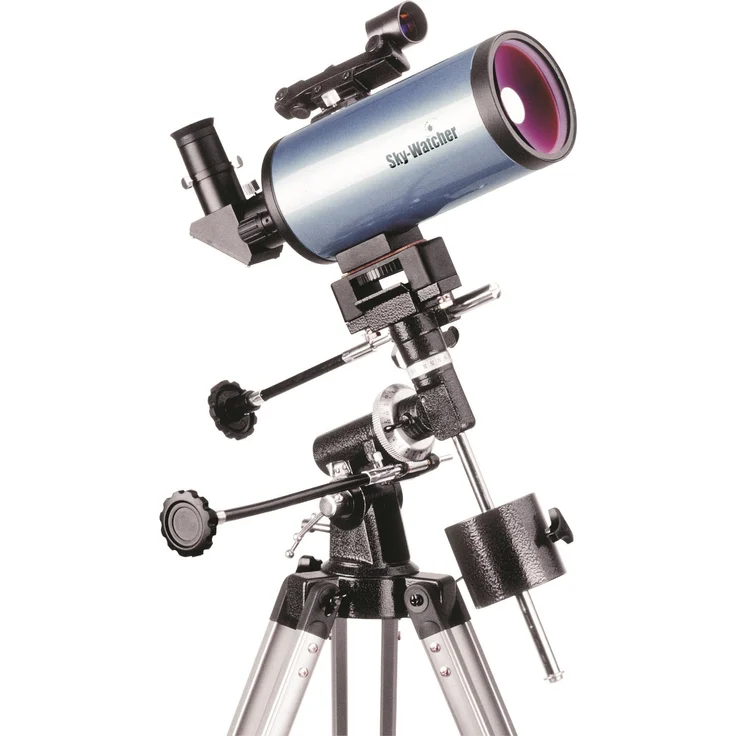 Skywatcher Skymax-90 (EQ-1) (90mm (3,5 Zoll), f/1250) Maksutov-Cassegrain Teleskop silber