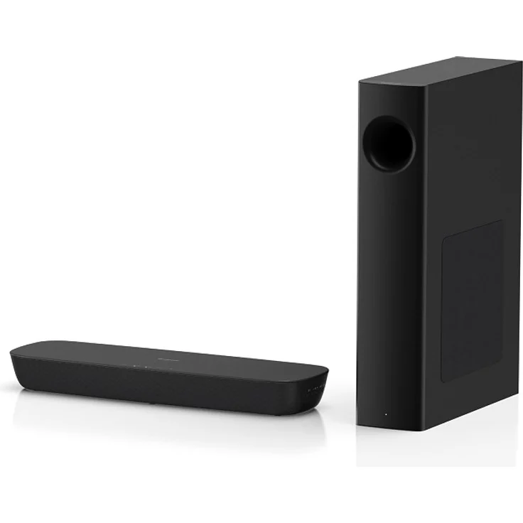 Panasonic SC-HTB254EGK 2.1 Soundbar mit Subwoofer, kabellos/kabelgebunden, geeignet für TV, schwarz (2018) – Bild 1