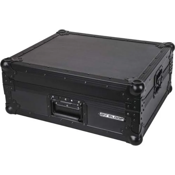 Reloop Premium Turntable Case - Plattenspieler Case mit Butterfly-Verschlüsse, robuste Konstruktion, komfortabler Tragegriff, schwarz