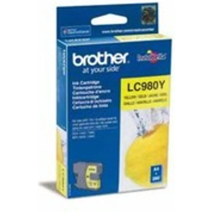Brother LC-980Y Gelb Tintenpatrone (LC-980Y)