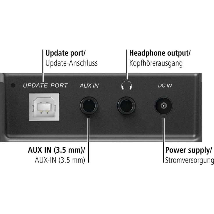 Hama DR350 Unterbauradio mit Wecker, TFT-Display, schwarz – Bild 5