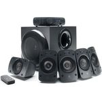 Logitech Z906 5.1 Sound System, Lautsprecher mit 1000 Watt Surround Sound, THX, Mehrere Audio-Eingänge, Fernbedienung, Multi-Device, EU Stecker, PC-PS4-Xbox-Stereo-Anlage-TV-Smartphone-Tablet