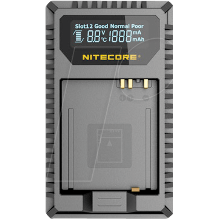 NITECORE NC LG-UL109 - Ladegerät für Leica Kamera-Akkus (LG-UL109)