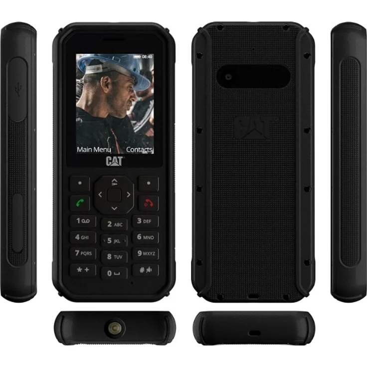 Caterpillar CAT B40 Block-Handy 6,1cm (2,4 Zoll) Farbdisplay, GB interner Speicher, GB RAM, Dual-SIM, Schwarz – Bild 5