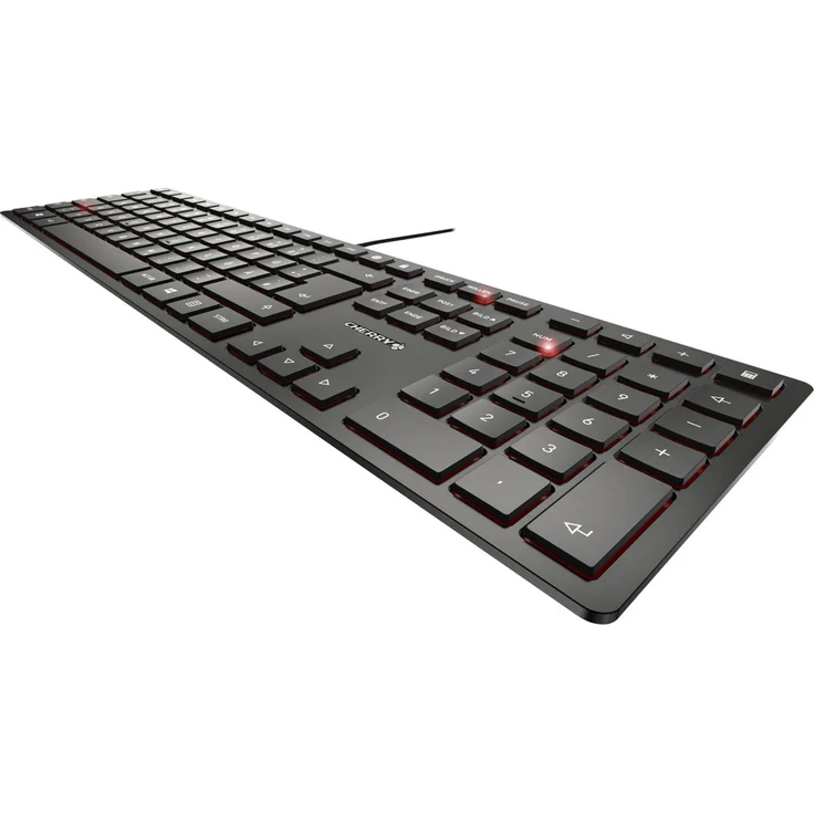 CHERRY KC 6000 SLIM - Tastatur - USB - Deutsch QWERTZ - CHERRY SX - Schwarz (JK-1600DE-2) – Bild 2