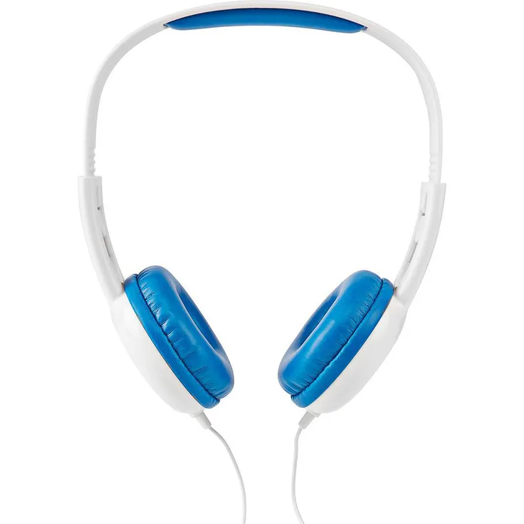 Nedis On-Ear-Kopfhörer Wired | 3.5 mm | Seillänge: 1.20 m | Blau-Weiss