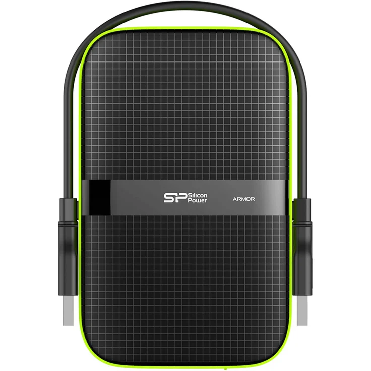 SILICON POWER Armor A60 - Festplatte - 2 TB - extern (tragbar) - 2.5 Zoll (6.4 cm) - USB 3.0 - Schwarz (SP020TBPHDA60S3K) – Bild 6