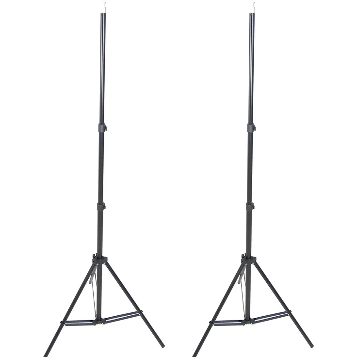 DynaSun W803 Studio-Set mit Lampenstativen für Fotografie und Videoaufnahmen (professionell, 220 cm), 2 Stück
