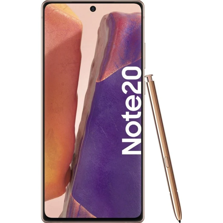 Samsung Galaxy Note 20 Smartphone 17,02cm (6,7 Zoll) AMOLED-Display, 256GB interner Speicher, 8GB RAM, Dual-SIM, Android, Mystic Bronze – Bild 2