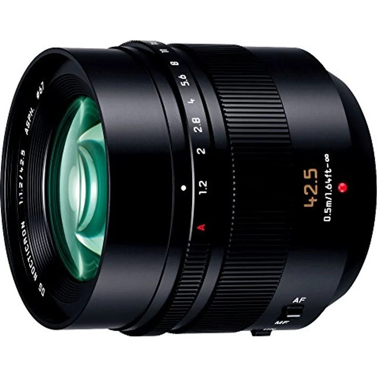 Panasonic H-NS043E Leica DG NOCTICRON 42,5 mm-F1.2 ASPH. Objektiv, dualer Bildstabilisator Dual I.S, schwarz – Bild 1