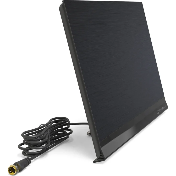 Oehlbach Flat Style One DVB-T2 HD Antenne (DAB+ vorbereitet) - Digitale Zimmerantenne - Aktiv DVB-T-Verstärker Innenantenne - Schwarz – Bild 5