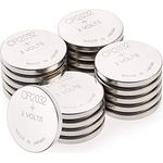 GP CR2032 Lithium Knopfzellen 3V, Knopfbatterien CR 2032 - DL2032, Spannung 3 Volt (20 Stück im 4X 5er Pack, Batterien einzeln entnehmbar)
