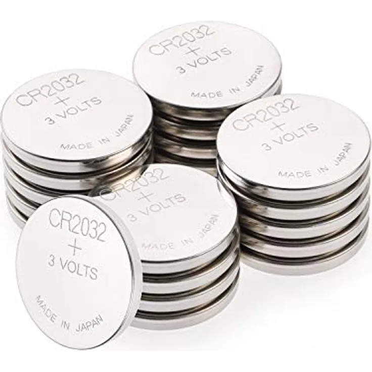 GP CR2032 Lithium Knopfzellen 3V, Knopfbatterien CR 2032 - DL2032, Spannung 3 Volt (20 Stück im 4X 5er Pack, Batterien einzeln entnehmbar)