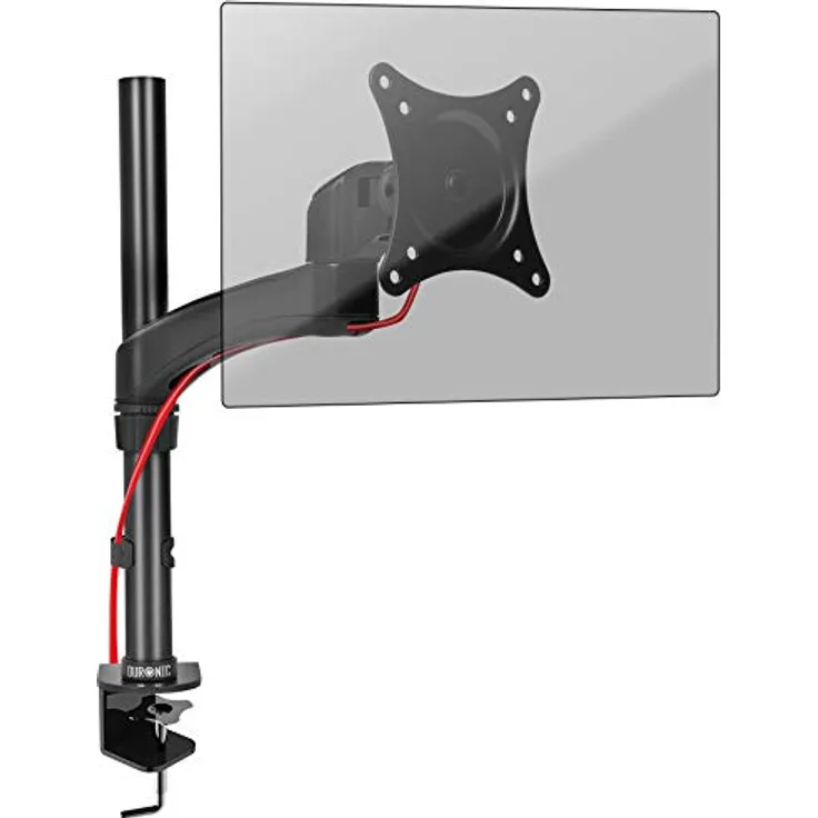 Duronic DM451X2 Monitorhalterung / Tischhalterung / Monitorständer für einen LCD / LED Computer Bildschirm / Fernsehgerät mit Neig, Schwenk und Rotierfunktion